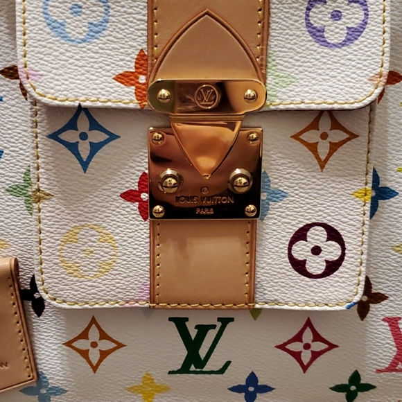 Louis vuitton multicolor white monogram alma - Picture 6 of 15